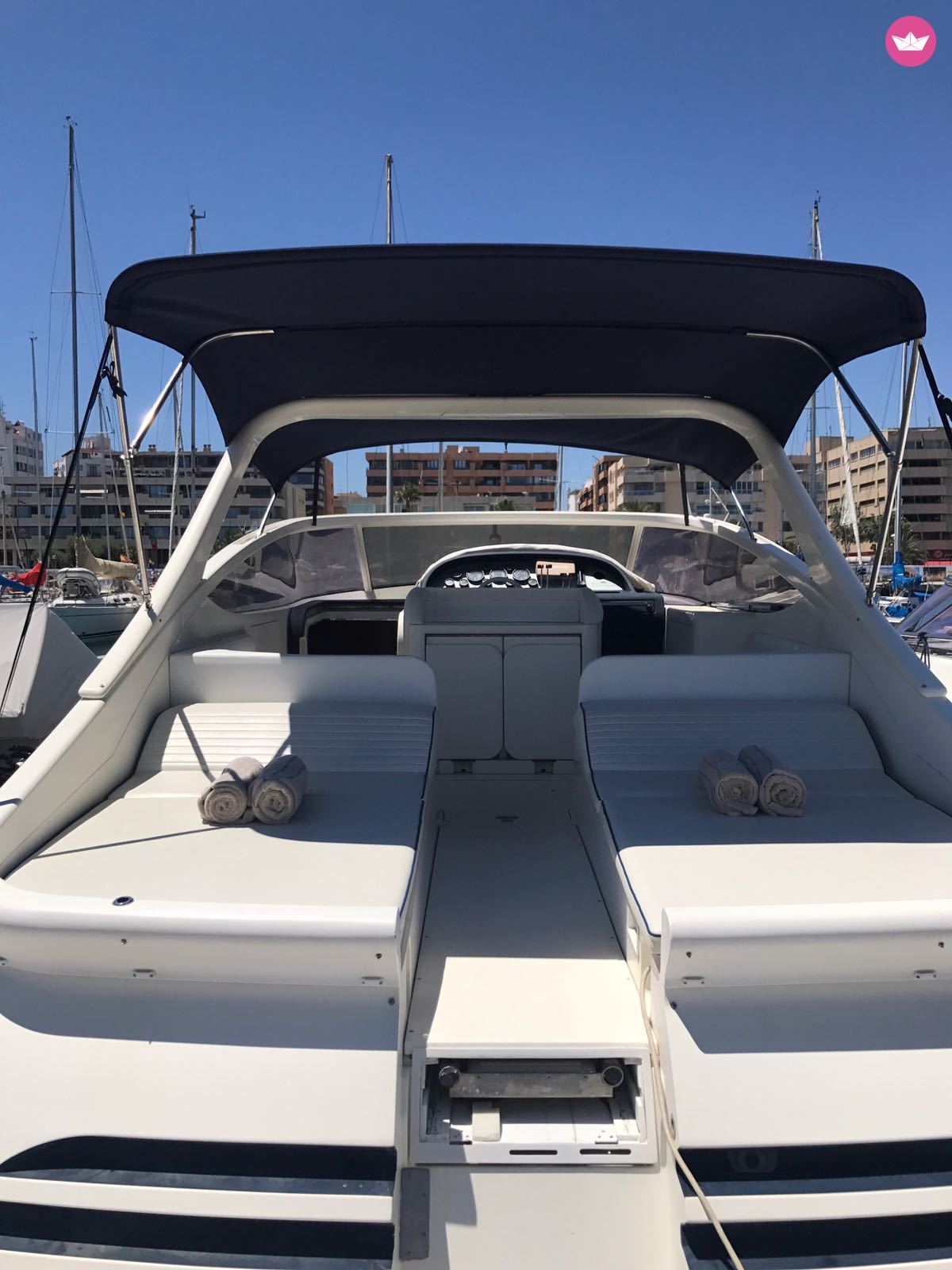 Charter motorboat in Ibiza  