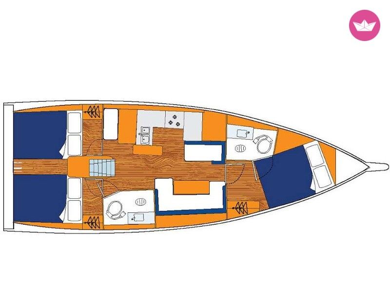 Voilier Sunsail 410 12m 2