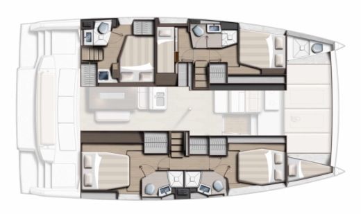 Catamaran Bali - Catana 4.6 boat plan