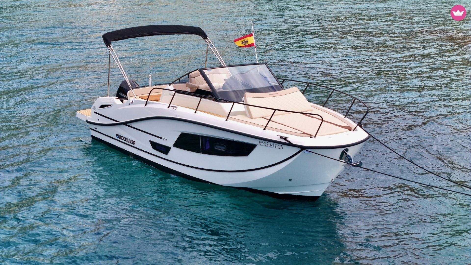 Charter Quicksilver Activ 875 Sundeck Motorboat (2025) in Altea