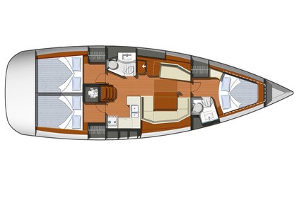 Jeanneu Sun Odyssey 42i Argonaute