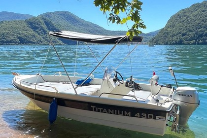 Rental Motorboat Lepori Marine Titanium 430 Lugano