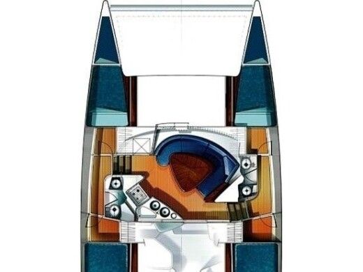 Catamaran Fountaine Pajot Lavezzi 40 Boat layout