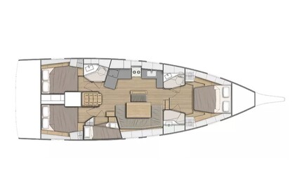 Noleggio Barca a vela  Oceanis 46.1 (bunk cab) Olbia