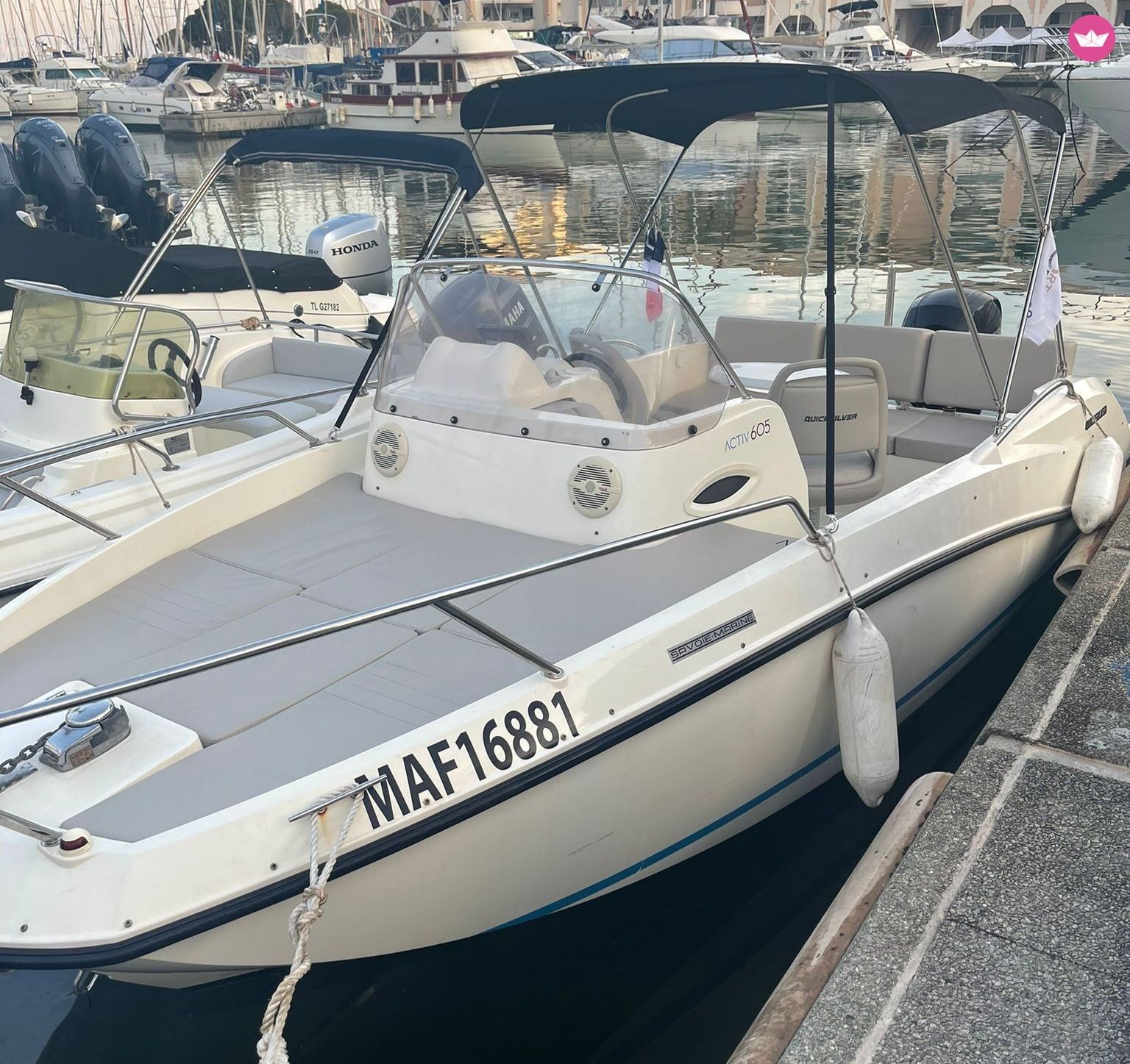 Bateau à moteur Quicksilver 605 sundeck 150cv 4