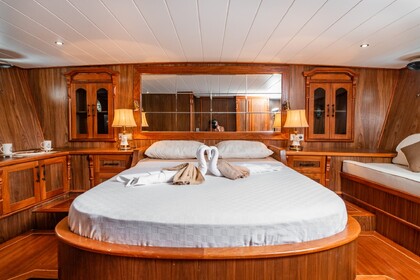 Traditional custom built gulet with a capacity of 10 people