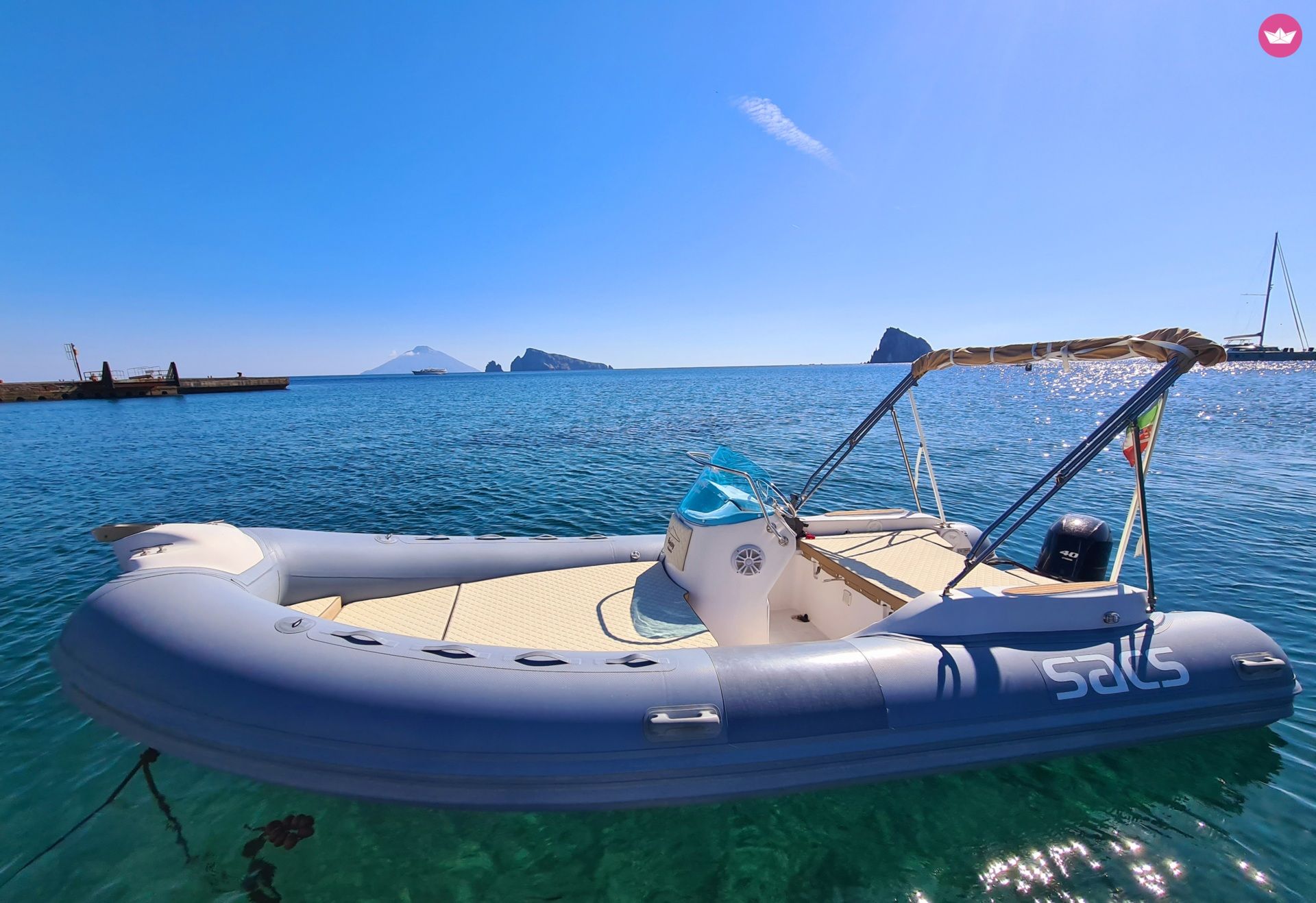 Bateau sans permis Sacs Marine 560 40cv 2