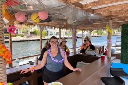 Rental Motorboat Custom Tiki 60' Party Boat Fort Lauderdale