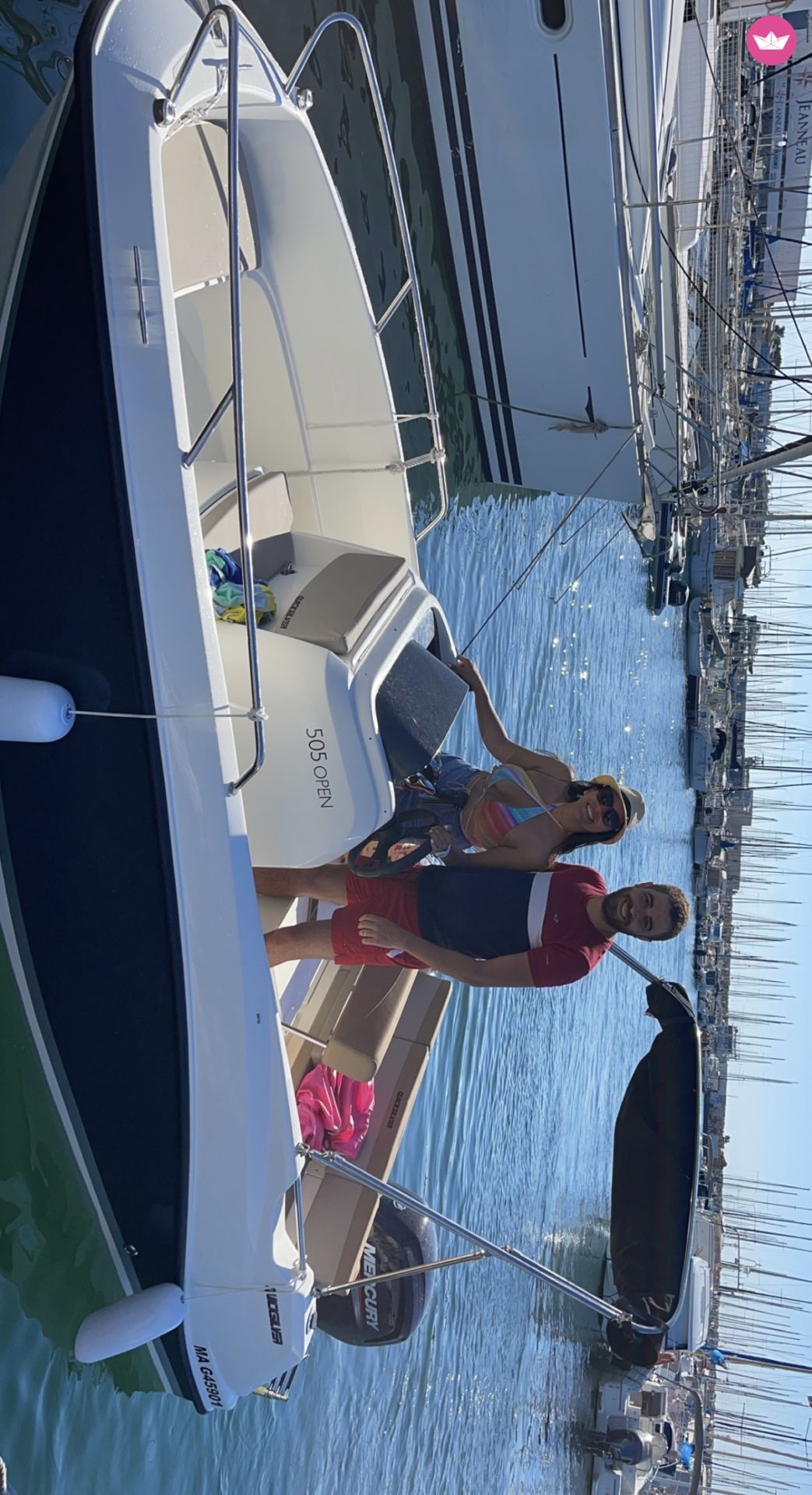 Bateau à moteur Quicksilver 505 open 2022 80cv 2