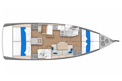 Charter Sailboat  Sunsail 44 SO Saint George's