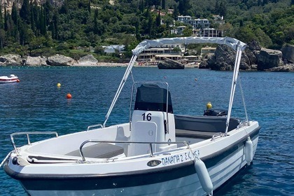 Charter Boat without licence  Poseidon 5,10 Wave master Palaiokastritsa