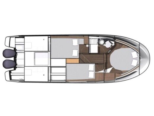 Motorboat  Merry Fisher 1095 Plan du bateau