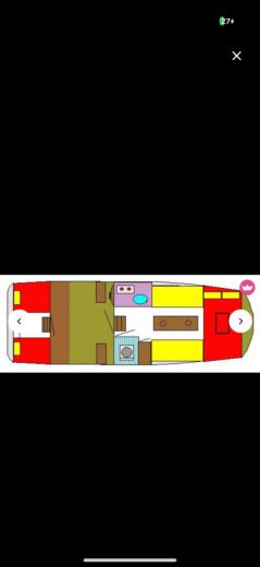 Motorboat Eistawerf Doerak 950 AK Plan du bateau