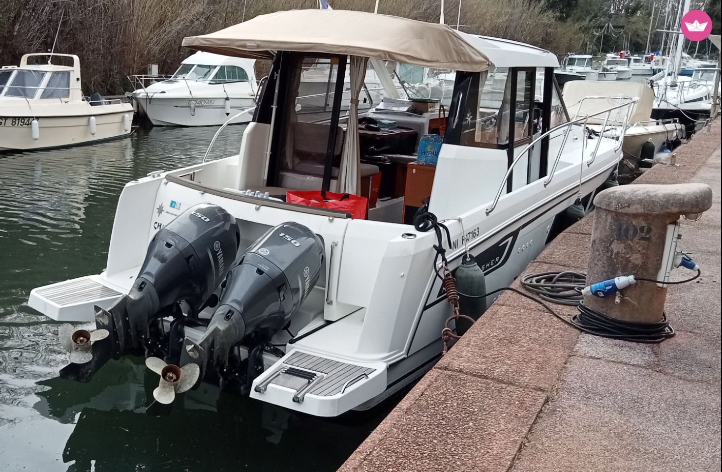 Bateau à moteur Jeanneau Merry Fisher 855 300cv 2