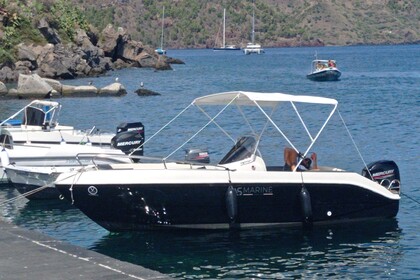 Rental Boat without license  Asmarine italia 5.80 Aeolian Islands
