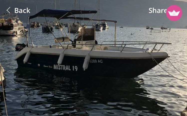 Motorboat Italmar Mistral 19 Sport Fish  