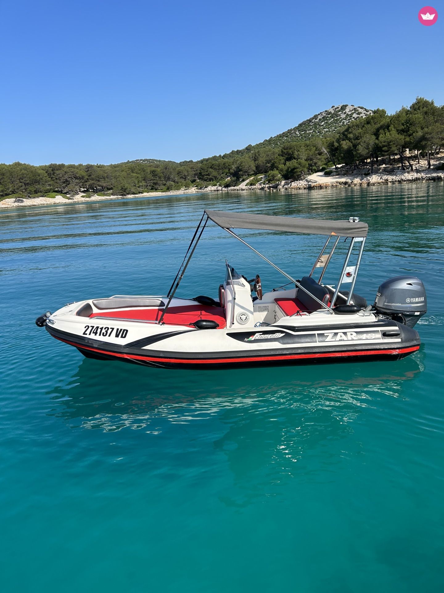 Semi-rigide Zar Formenti 43 60cv