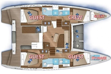 Luxury and catamaran Lagoon 42