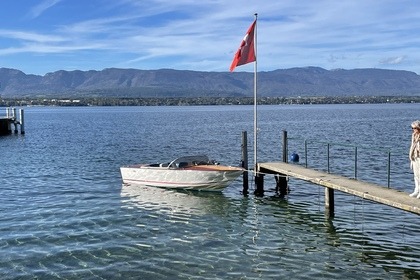 Verhuur Motorboot Bruno Abatte Runabout en bois Genève