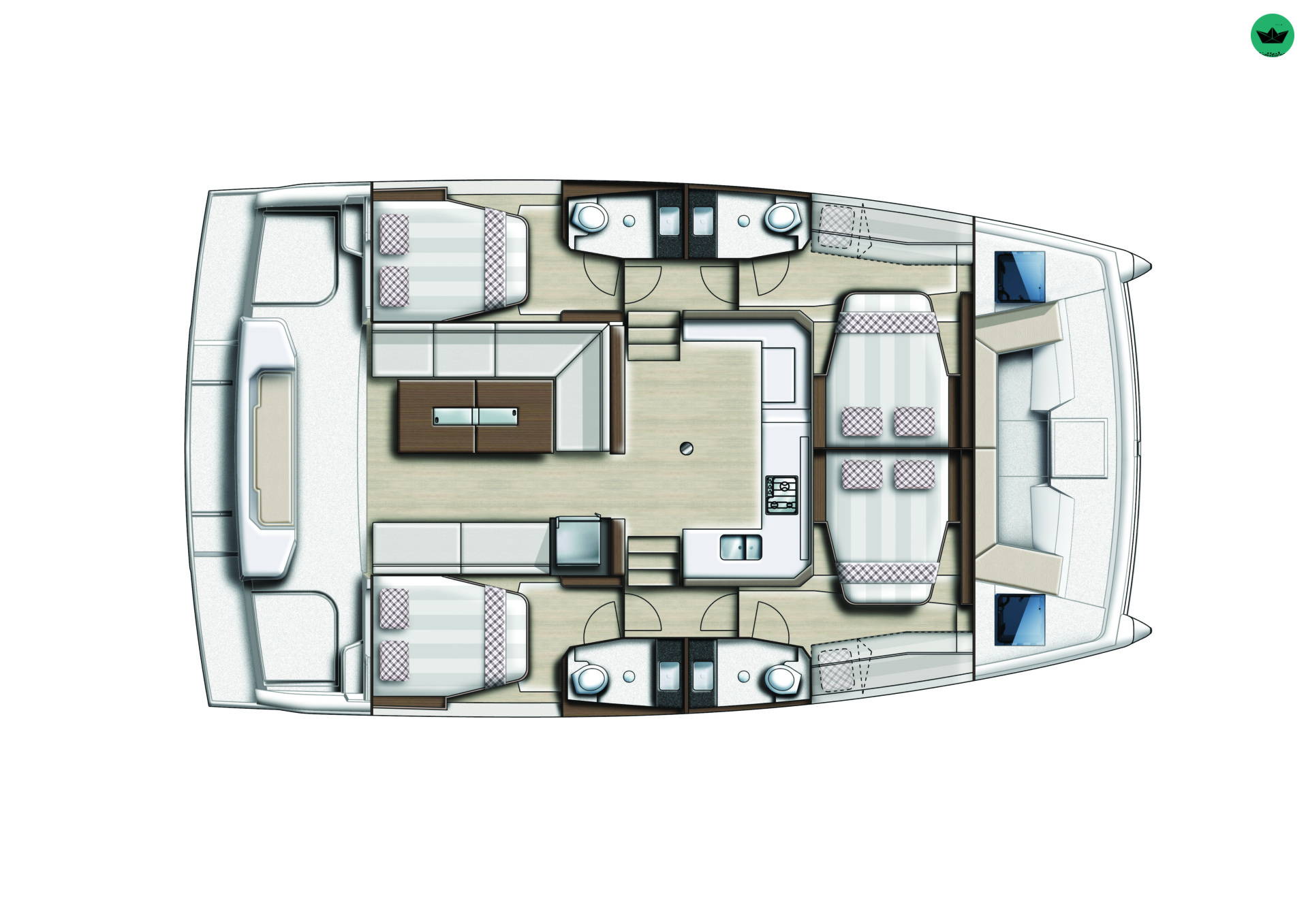 Catamaran Bali  CATSPACE  12.31m 3