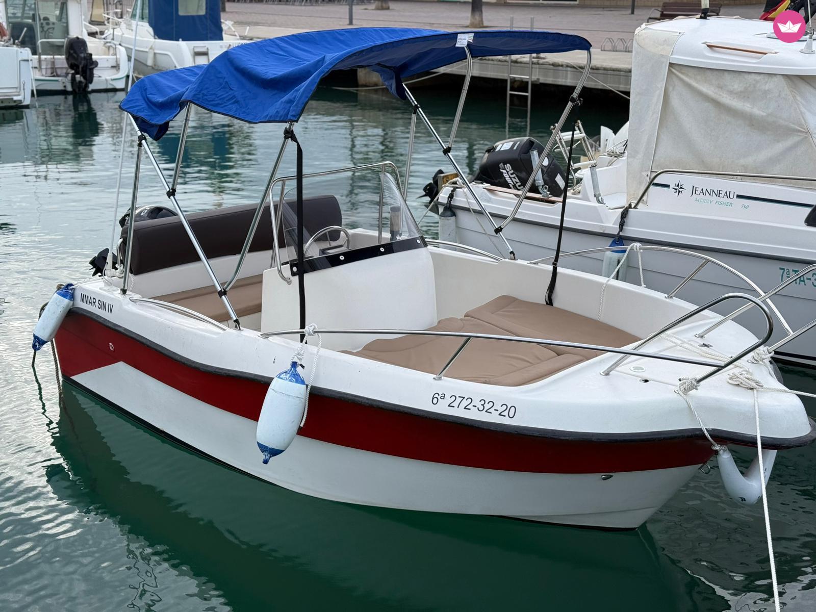 Bateau sans permis Mareti 450 OPEN 15cv 7
