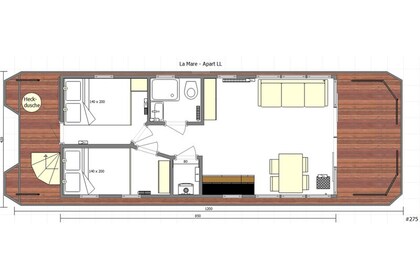Hire Houseboat La Mare Apartboot Buchholz (Müritz)