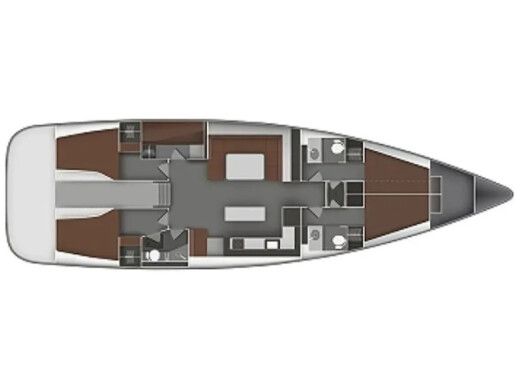 Sailboat BAVARIA 55 CRUISER Boat design plan
