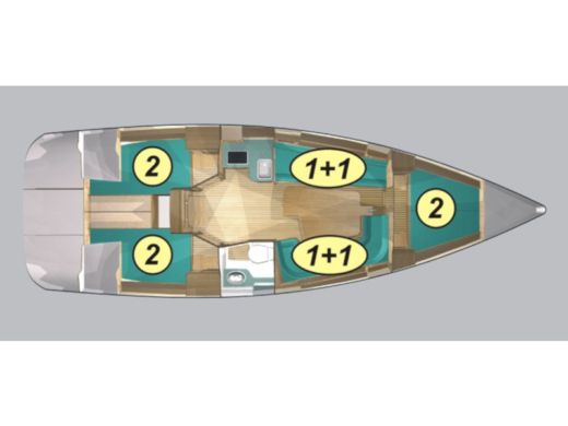 Sailboat Maxus 33.1 RS Prestige + boat plan