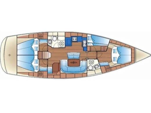 Sailboat Bavaria Bavaria 46 Cruiser boat plan