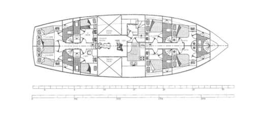 Gulet Ege Yat 28m Boat layout