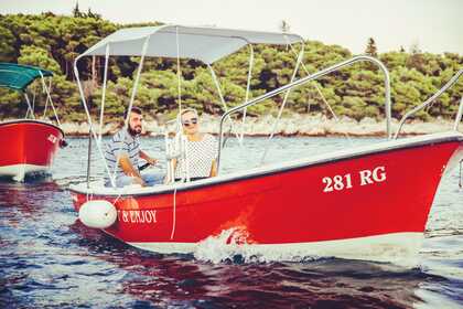 Rental Boat without license  Custom Built Traditional Croatian Pasara Rogoznica