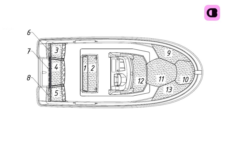 Bateau à moteur Jeanneau Cap Camarat 505 Style 50cv 8