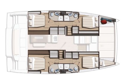 Location Catamaran Bali - Catana 4.8 Palerme