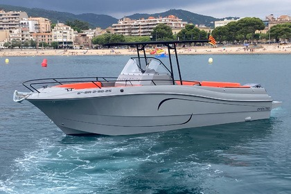 Miete Motorboot Pacific Craft Open 750 Black Edition Sant Feliu de Guíxols