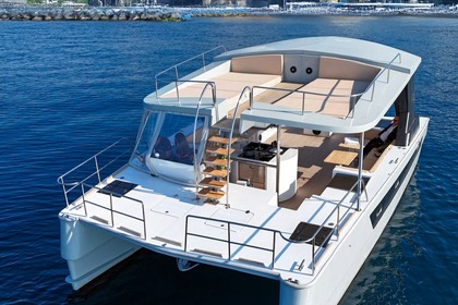 Verhuur Motorboot CATAMARAN SB380 - Terrace Master Sorrento