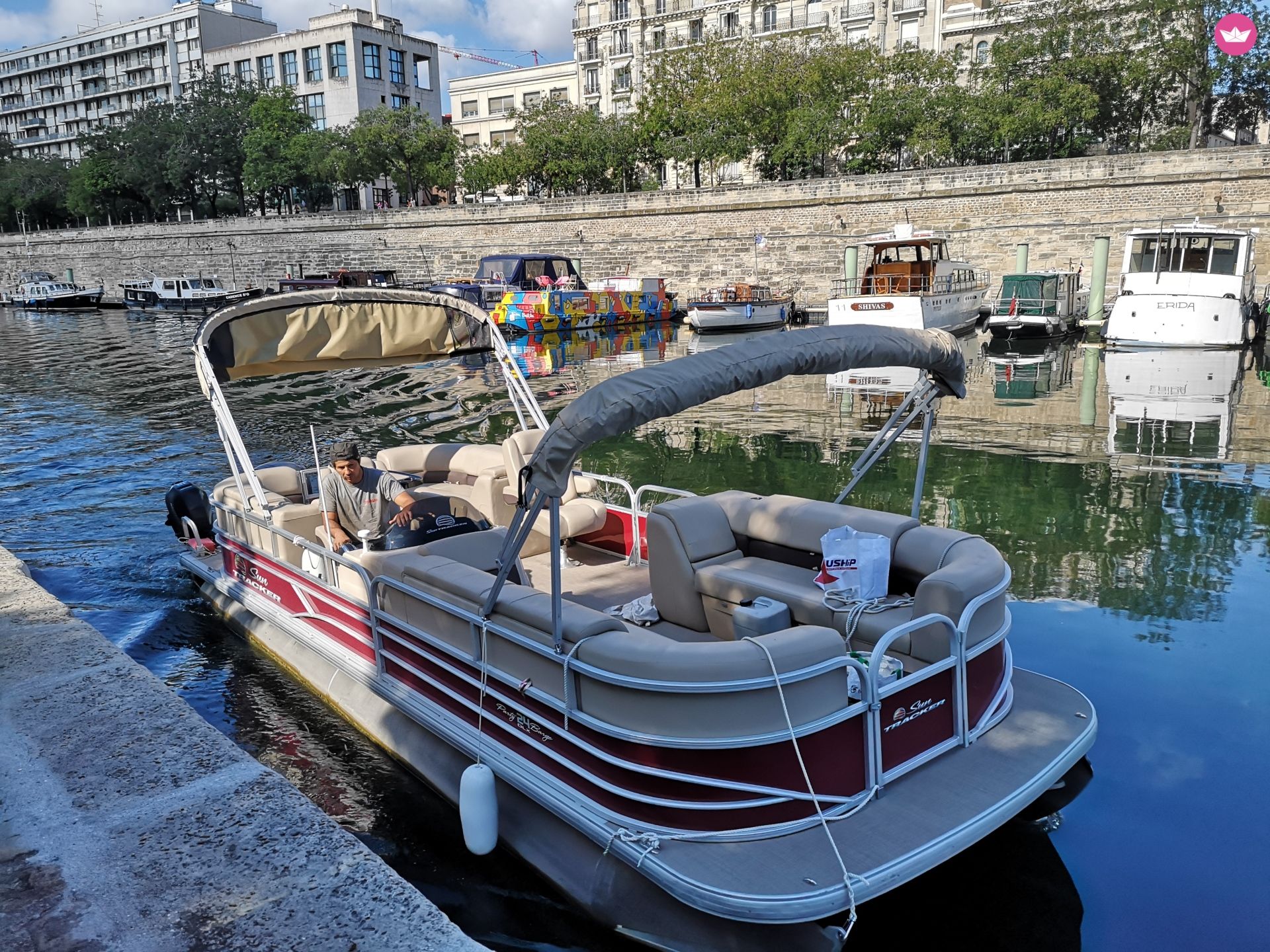 Bateau à moteur Smoker craft Suntracker 50cv