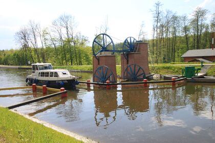 River Cruiser 39 - czarter barki na Pętli Żuławskiej i Kanale Elbląskim