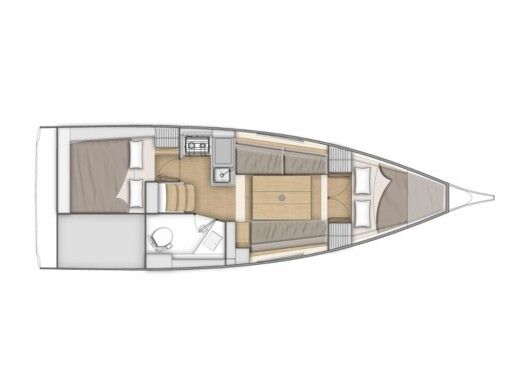 Sailboat Beneteau Oceanis 30.1 boat plan