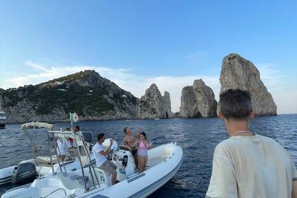 Location Bateau sans permis  D'Oriano Marine F6 (white) Sorrente