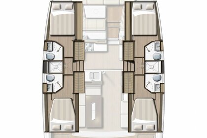 Location Catamaran Catana Group Bali 4.2 Vólos