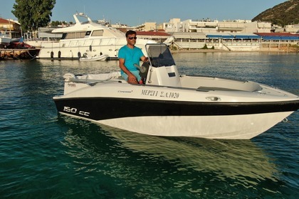 Rental Boat without license  Compass 150cc Anavyssos