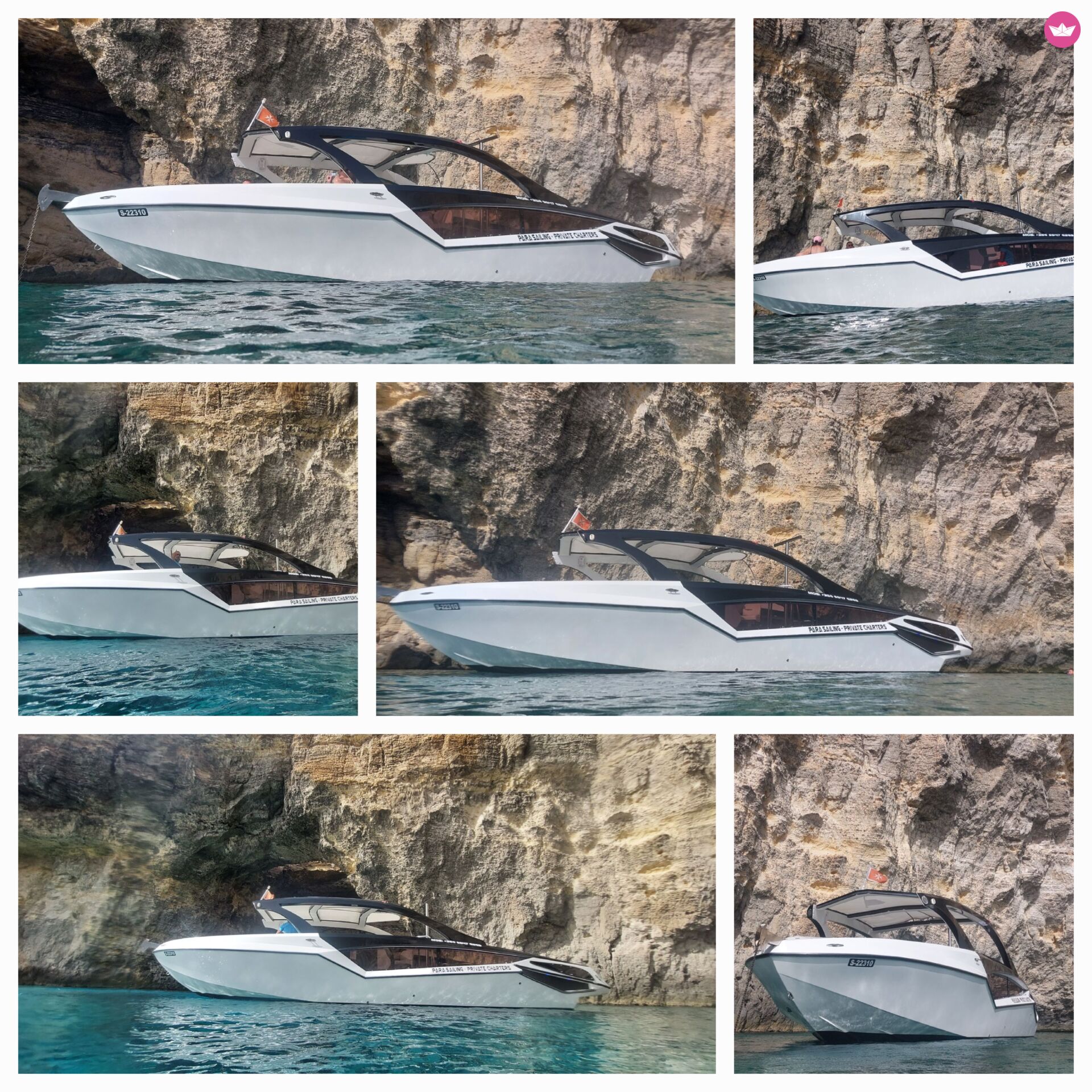 Bateau à moteur Para 36s North or South 350cv 4