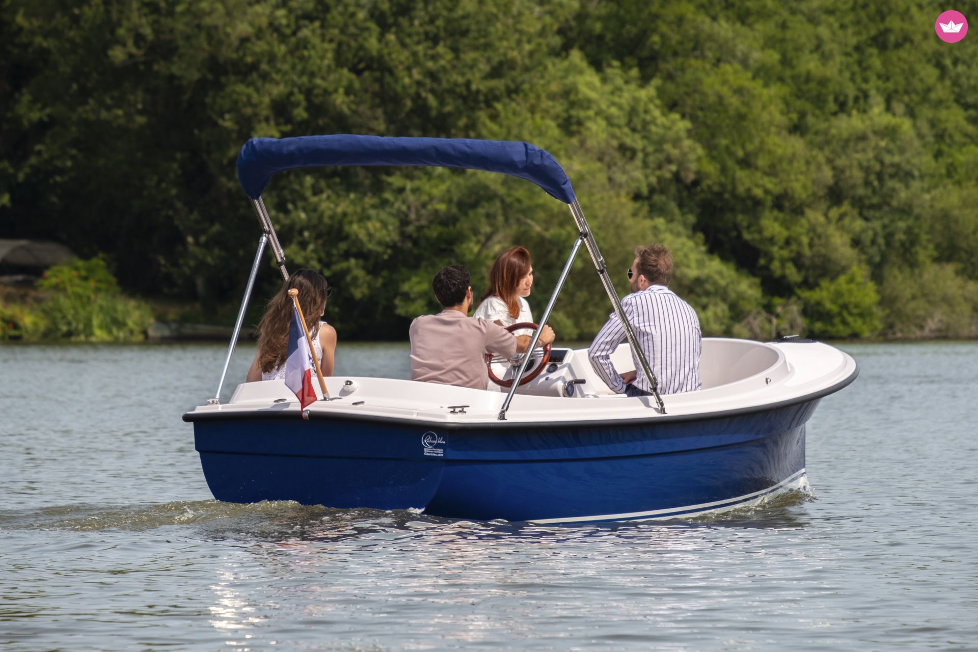 Bateau sans permis  Ruban Bleu Scoop 3cv
