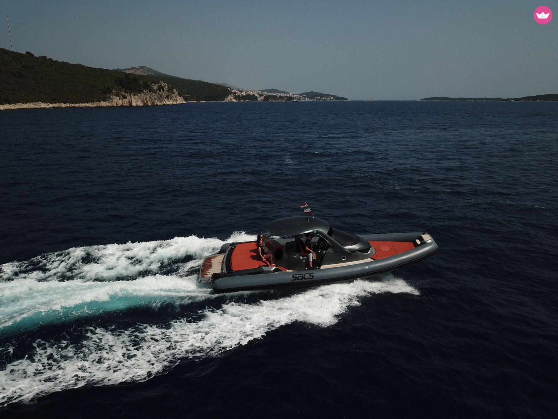 Semi-rigide Sacs Marine Strider 11 900cv