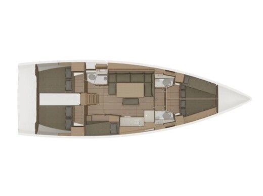 Sailboat  Dufour 460 Grand Large boat plan