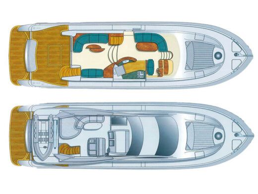 Motor Yacht Altamar 64 Boat layout