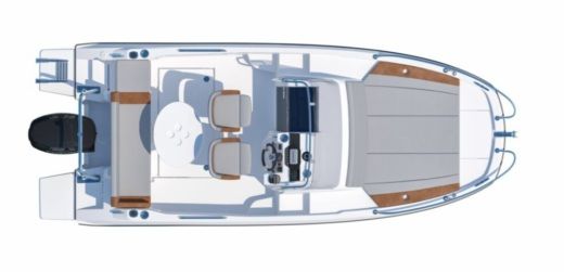 Motorboat Beneteau Flyer 6 sundeck Boat design plan