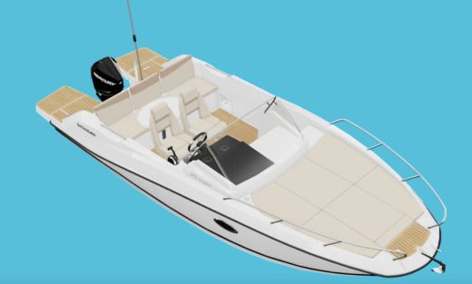 Motorboat Quicksilver Activ 675 Sundeck 225 cv Plan du bateau