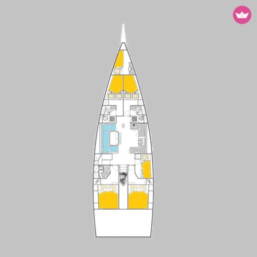 Sailboat More Boats More 55 Boat layout