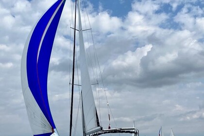 Elan 45 Maslina with skipper